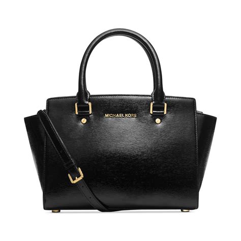 michael kors selma bag medium black|Michael Kors selma medium.